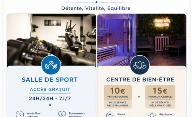 Affiche centre de bien-être 